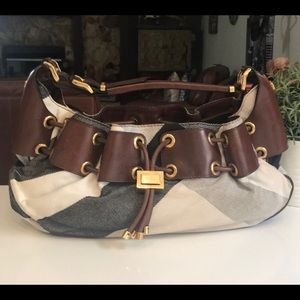Burberry “Warrior Hobo.” Handbag